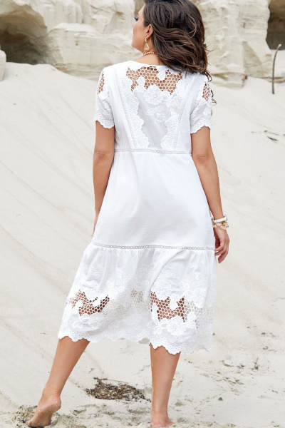 Платье Vittoria Queen 16433 белый - фото 3