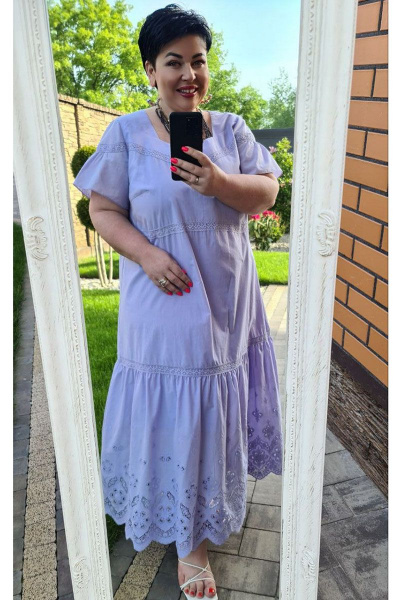 Платье Vittoria Queen 16443 сирень - фото 4