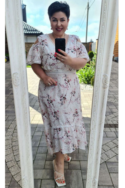 Платье Vittoria Queen 15813 дизайн_цветы - фото 4