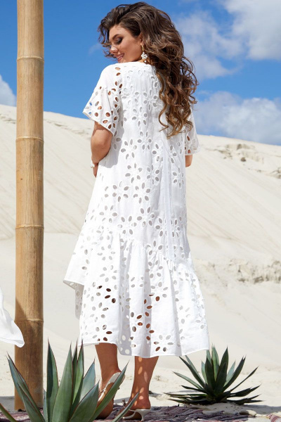 Платье Vittoria Queen 15823 белый - фото 3