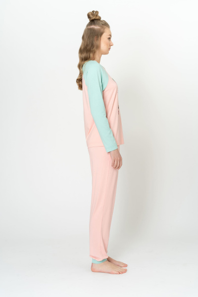 Джемпер Elema 2К-11092-1-164 розовый - фото 3