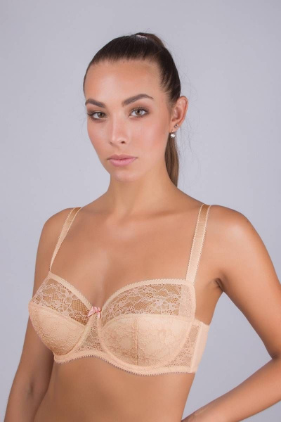 Бюстгальтер из кружева на каждый день Verally 259-6 жасмин - фото 1
