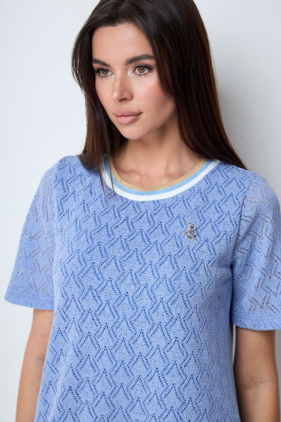 Платье Michel chic 2098 голубой - фото 5