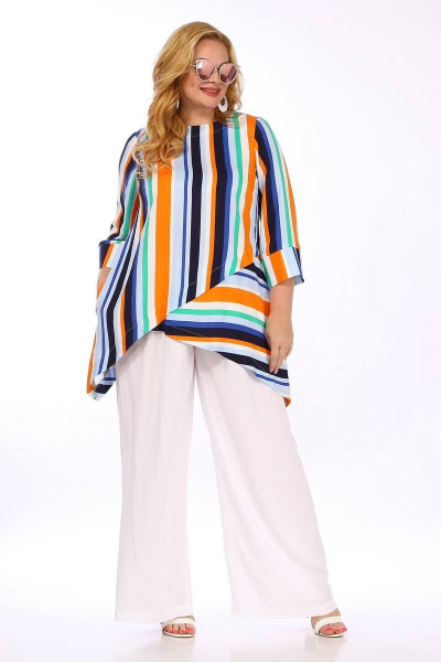 Брюки, туника Celentano 1981.2 полоска - фото 3