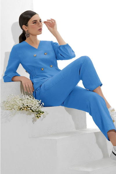 Брюки, жакет Lissana 4216 океан - фото 5