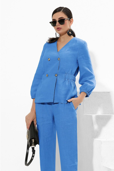 Брюки, жакет Lissana 4216 океан - фото 3