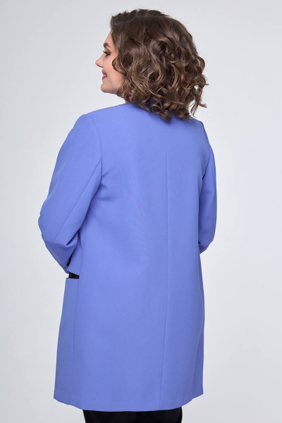 Плащ демисезон прямой с рельефами на пуговицах Zlata 4417 - фото 6