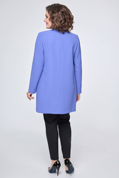 Плащ демисезон прямой с рельефами на пуговицах Zlata 4417 - фото 3