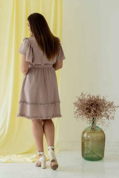 Платье Mislana 660 какао - фото 3