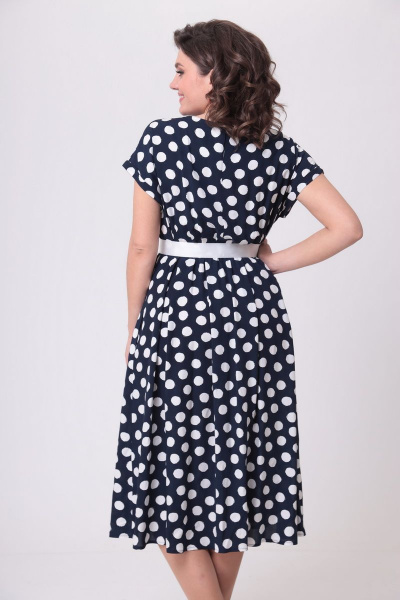 Платье Bonna Image 722 синий_горох - фото 2