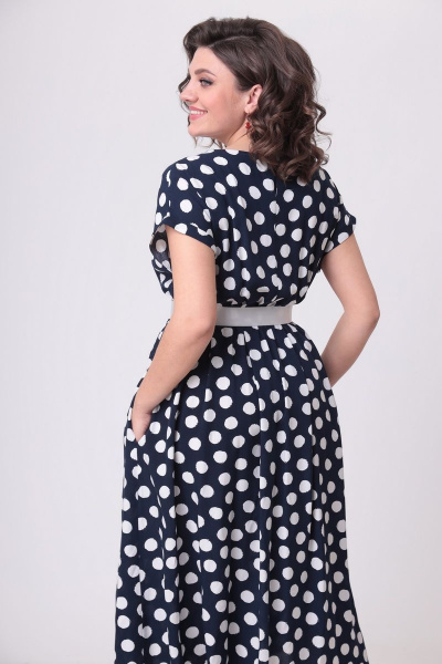 Платье Bonna Image 722 синий_горох - фото 7