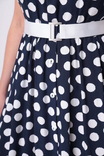 Платье Bonna Image 722 синий_горох - фото 4