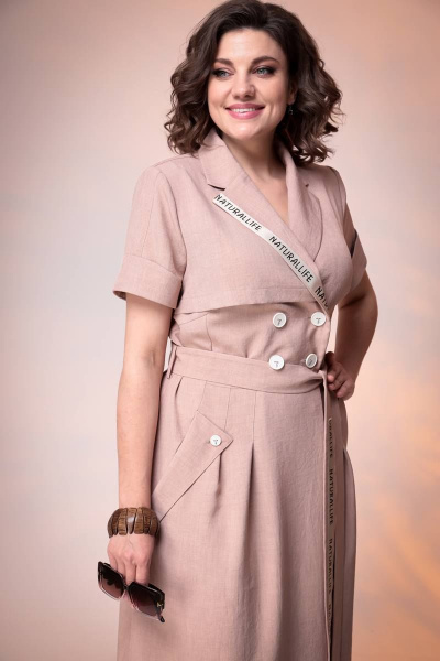 Платье Romanovich Style 1-2390 беж - фото 3