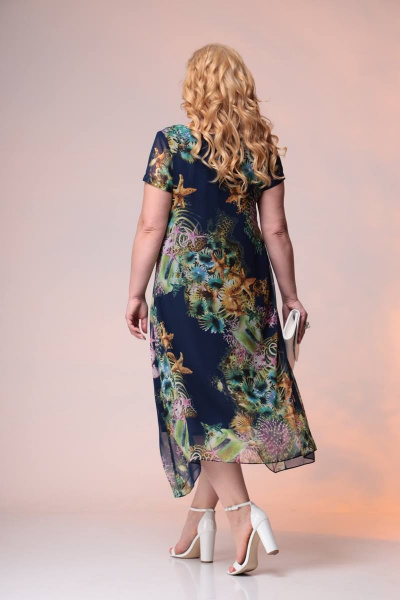 Платье Romanovich Style 1-1332 сине-морская - фото 3