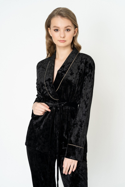 Кардиган Elema 1К-11264-2-170 чёрный - фото 1