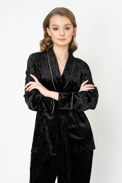 Кардиган Elema 1К-11264-2-170 чёрный - фото 2