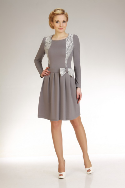 платье с вырезом капля классический крой Artalia 206 - фото 3