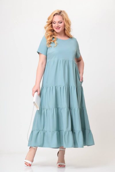 Платье Swallow 556 мята - фото 3
