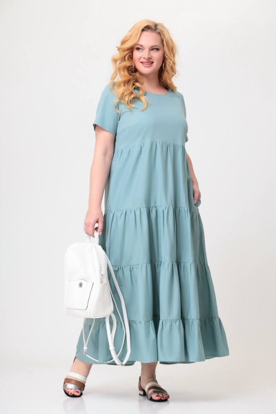 Платье Swallow 556 мята - фото 2