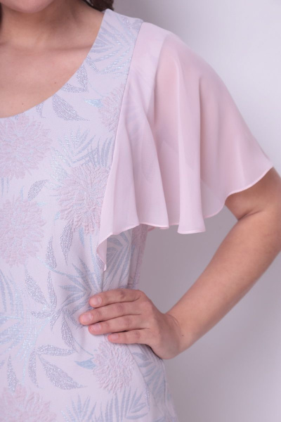 Платье Solomeya Lux 837 светло-розовый - фото 3