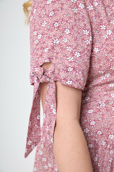 Платье БАГРЯНИЦА 5052 пудра - фото 5