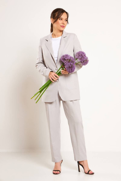 Брюки, жакет, майка FOXY FOX 1389 серый - фото 1