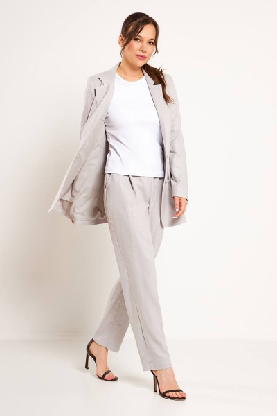 Брюки, жакет, майка FOXY FOX 1389 серый - фото 5