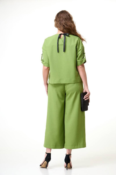 Блуза, кюлоты Taita plus 2216/7 зелень - фото 3