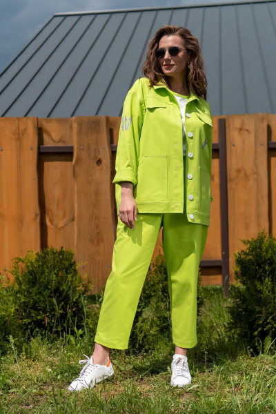 Брюки, куртка Andina 909 лайм - фото 1