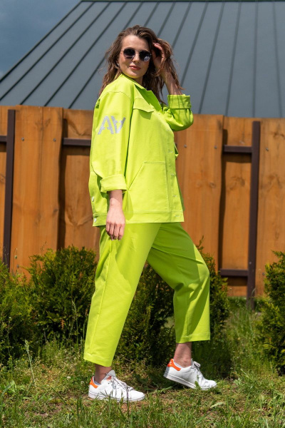Брюки, куртка Andina 909 лайм - фото 2