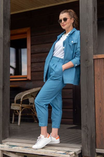 Брюки, куртка Andina 910 индиго - фото 5