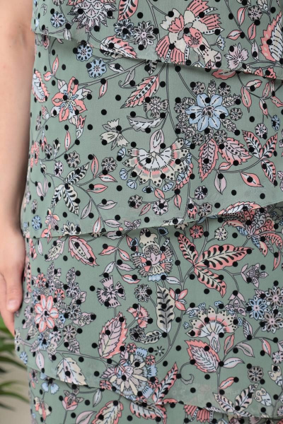 Платье Moda Versal П2327 светло_зеленый - фото 6