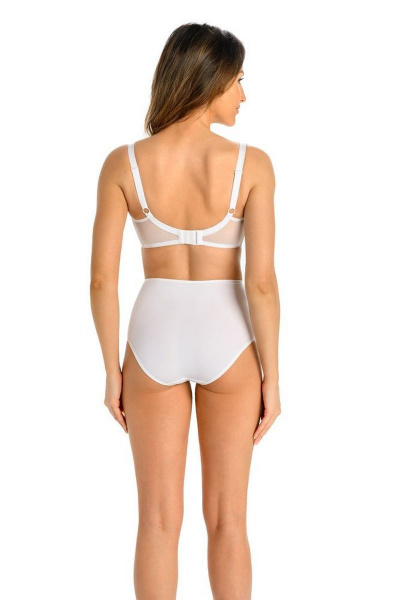 Трусы слип из трикотажа с высокой линией талии Teyli 7124 белый - фото 2