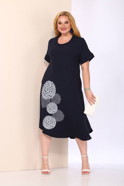 Платье Shetti 4030 синий - фото 2