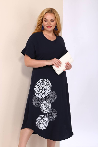 Платье Shetti 4030 синий - фото 6