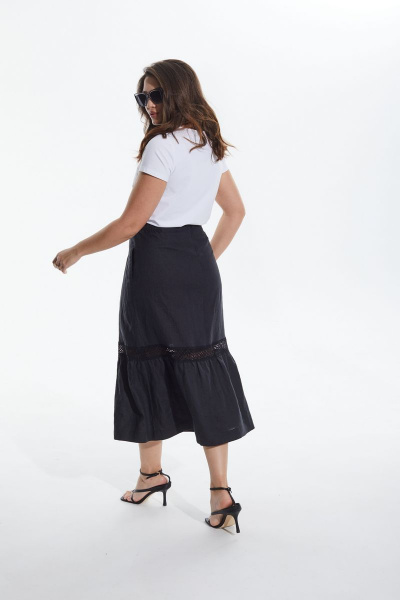Юбка MALI 222-059 черный - фото 7