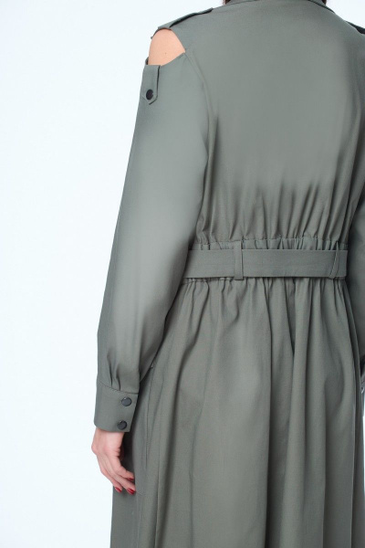 Платье Anelli 1236 миртовый - фото 7