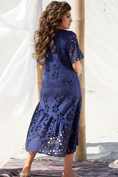 Платье Vittoria Queen 15823/1 темно-синий - фото 3