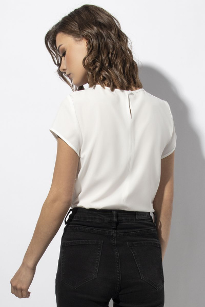 Блуза VIZAVI 672 молочный - фото 8