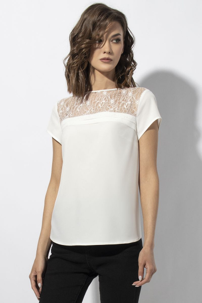 Блуза VIZAVI 672 молочный - фото 2