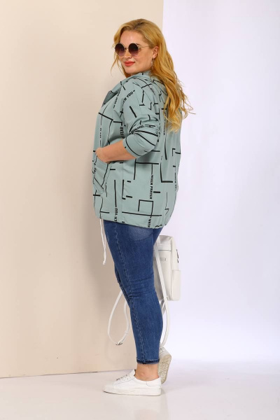 Куртка Shetti 2085-1 мята - фото 3