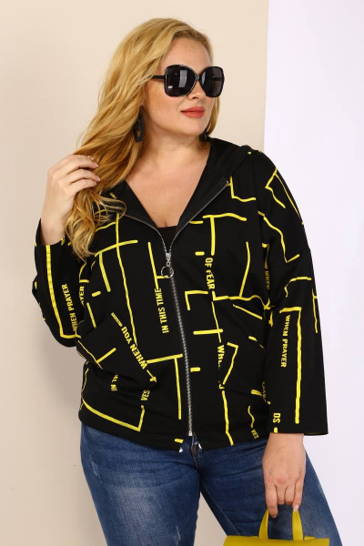 Куртка Shetti 2085-1 черный - фото 5