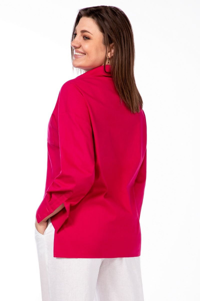 Блуза INVITE 1046 фуксия - фото 2