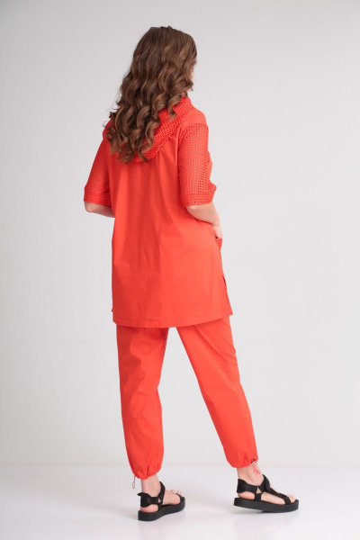 Блуза, брюки Michel chic 1303 красный - фото 6