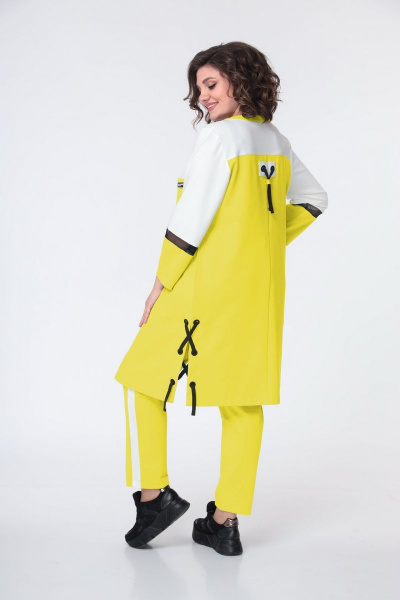 Брюки, кардиган, топ Bonna Image 716 желтый - фото 2