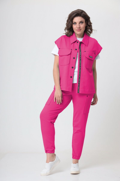 Брюки, жилет, майка Bonna Image 721 фуксия - фото 1