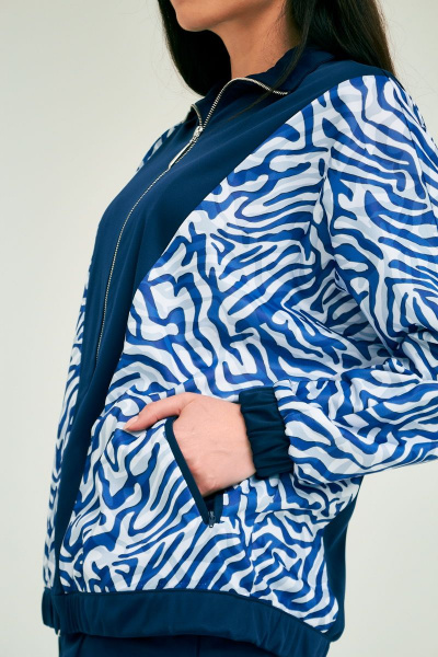 Спортивный костюм из трикотажа: брюки и толстовка Art Ribbon M5065 - фото 4