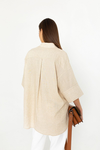 Блуза Butеr 2404 бежевый - фото 3
