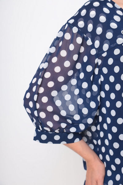 Летний комплект блузы и топа из шифона с воланом Solomeya Lux 924 - фото 12