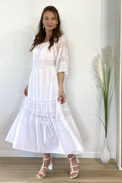 Платье Art Oliya 306 белый - фото 9